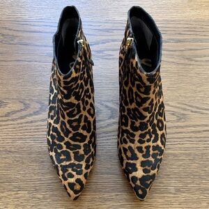 Sam Edelman Leopard Print Ankle Booties